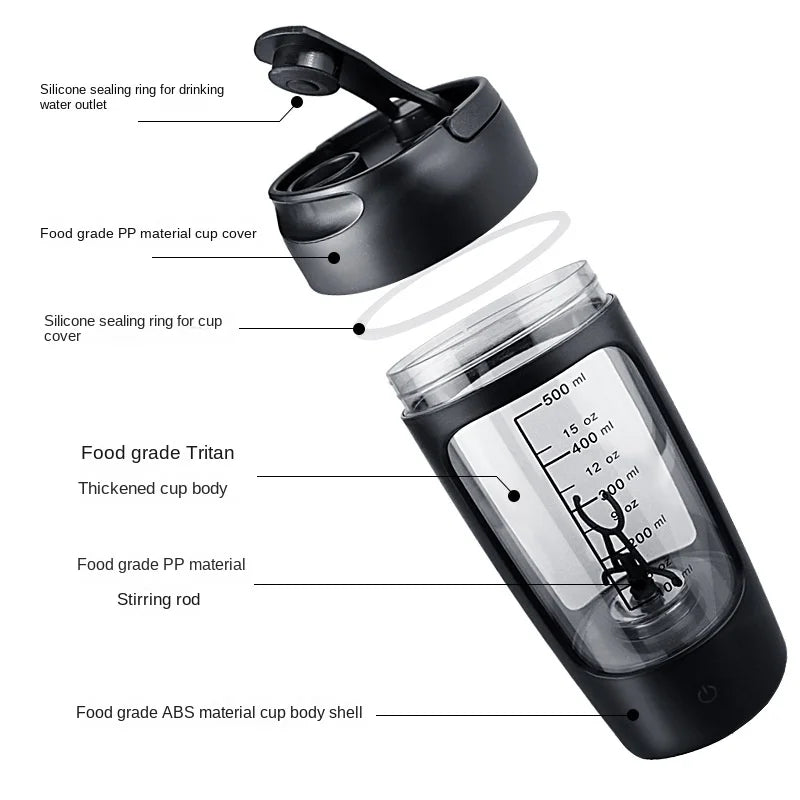 Electric Portable Shaker/Mixer Bottle